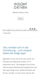 Mobile Screenshot of insightdriven.de